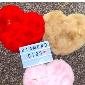Heart purses for kids and adults